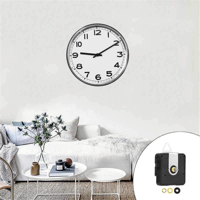 Quiet Operation Long Shaft Clock Movement Quartz Mechanism 16.5 Inch Replacement Repair Kit - Image 2